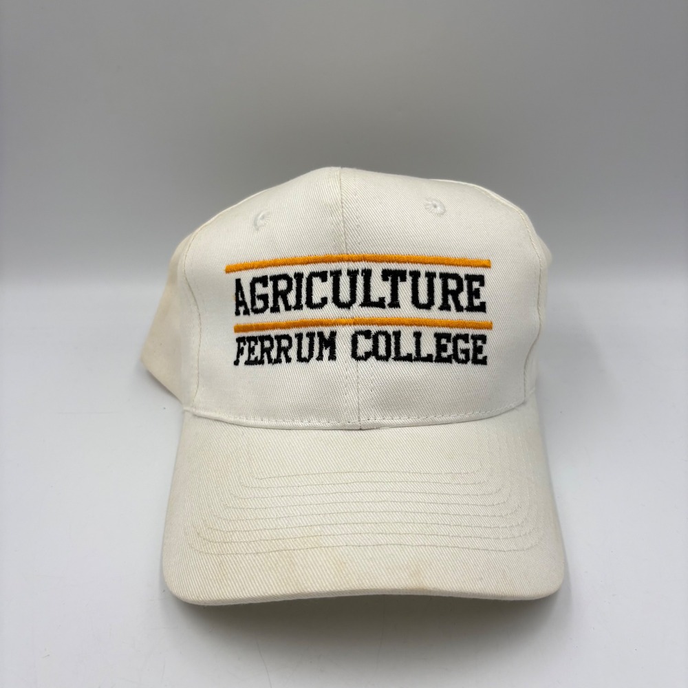 KC Snapback Hat Mens‎ OSFA White Good Agriculture Ferrum College Embroidered Cap